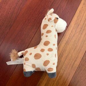 Plush Giraffe Toy - Cream and Brown Soft Stuffed Animal